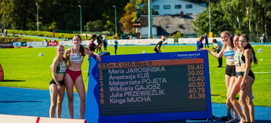 Wiktoria Gajosz wsród najlepszych biegaczek w Polsce